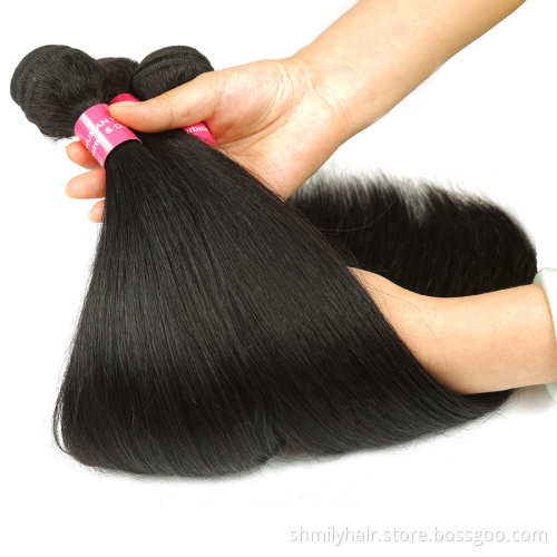 Wholesale Raw Virgin Cuticle Aligned Brazilian Hair Bundles Vendors Straight Silky Weave Hair Weft Human Hair Extension